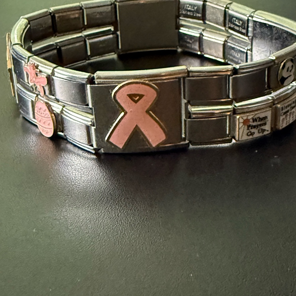 Stainless Steel Charm Bracelet